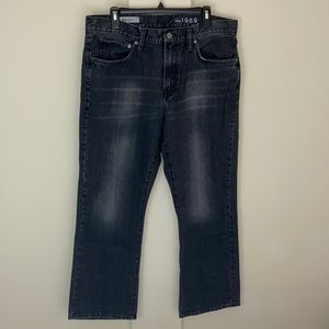 GAP 1969 Gray/Black Bootcut Jeans Denim